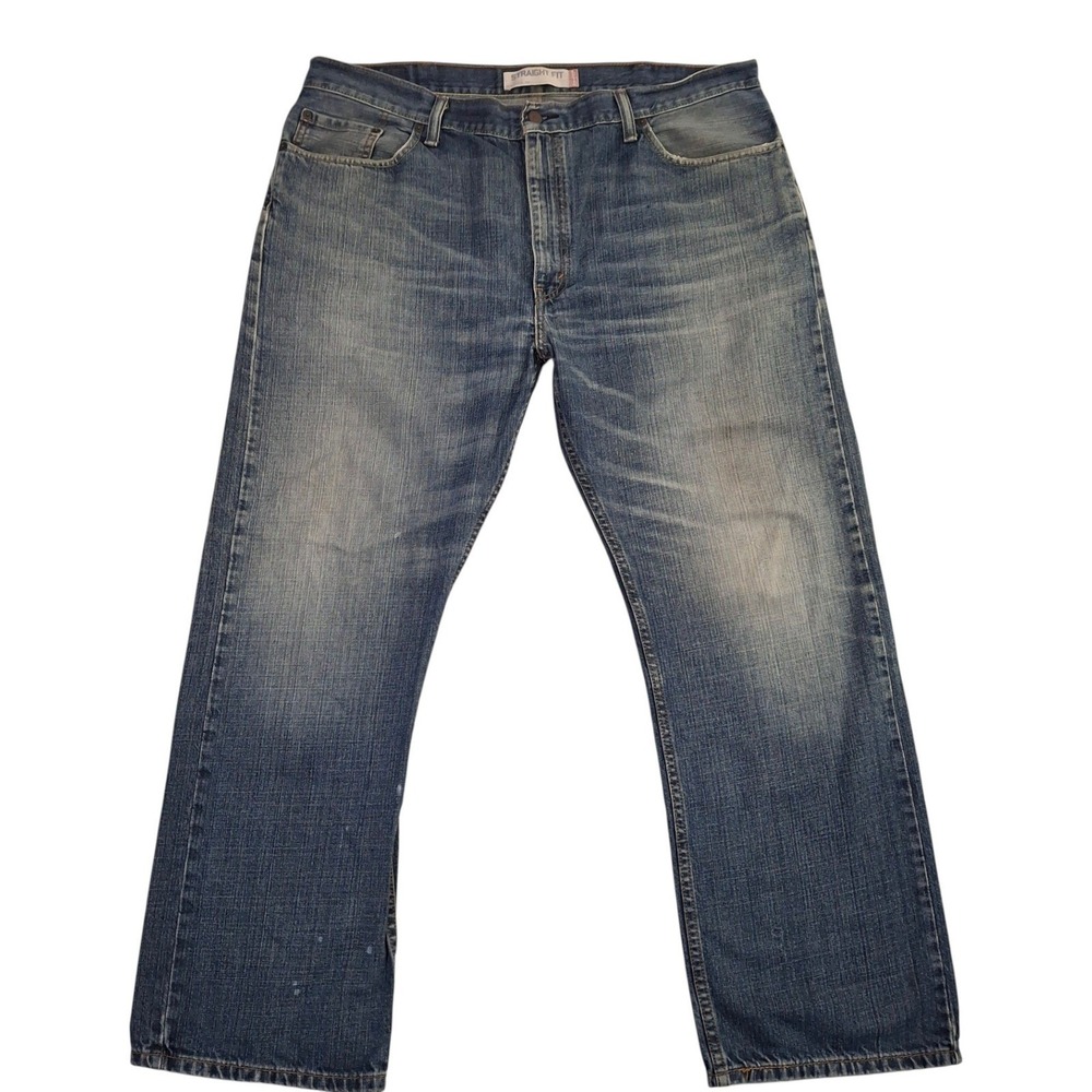 Vintage Levis 505 Straight Fit Jeans Men's  40x30 Medium Wash Blue Denim Y2K